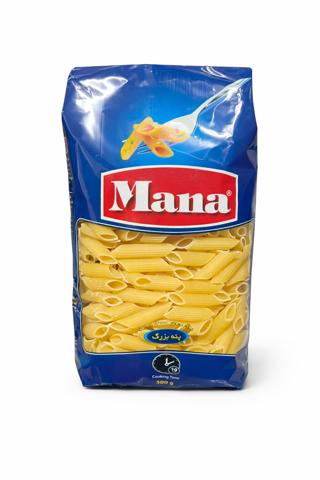 ماکارانی پنه بزرگ با گندم دوروم برند مانا وزن محصول ( 500g )