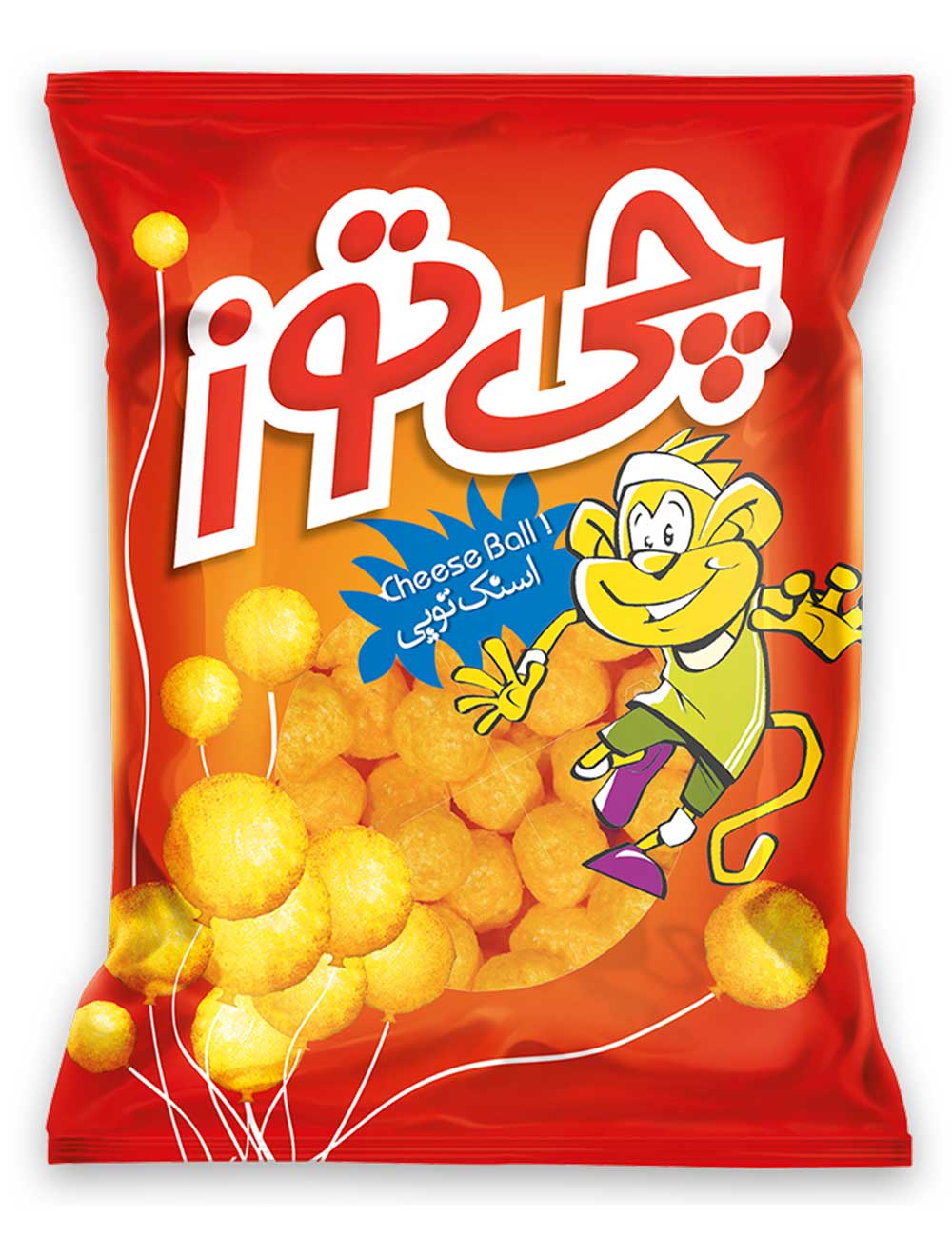 اسنک توپی چی توز پنیری 90 گرمی