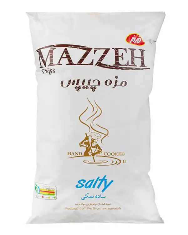 مزه چیپس نمکی مزمز 140 گرمی