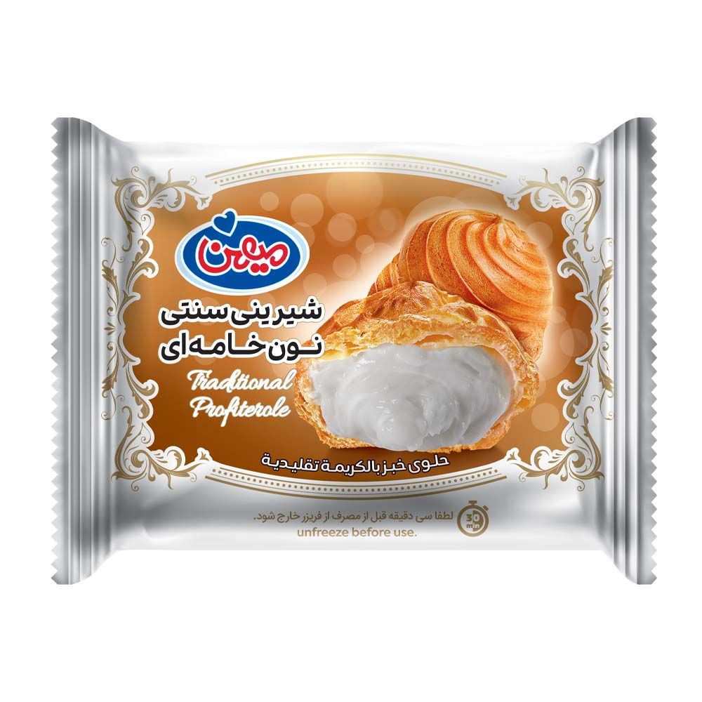 شیرینی سنتی نون خامه ای میهن [ 55 گرم ]