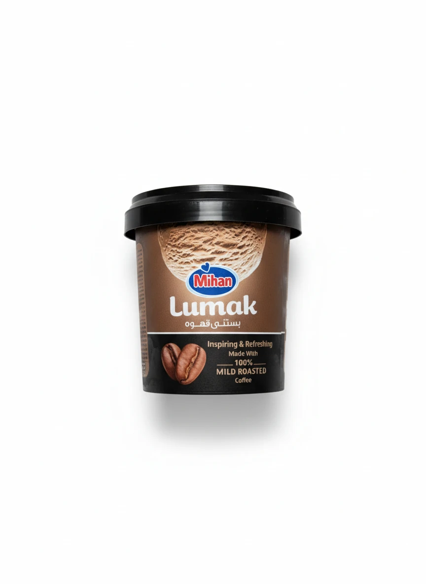 بستنی قهوه مخلوط با چربی نباتی برند میهن وزن محصول ( 265g )