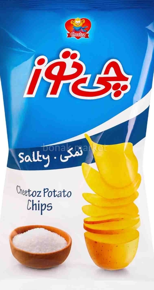 چیپس سیب زمینی نمکی چی توز 65 گرمی