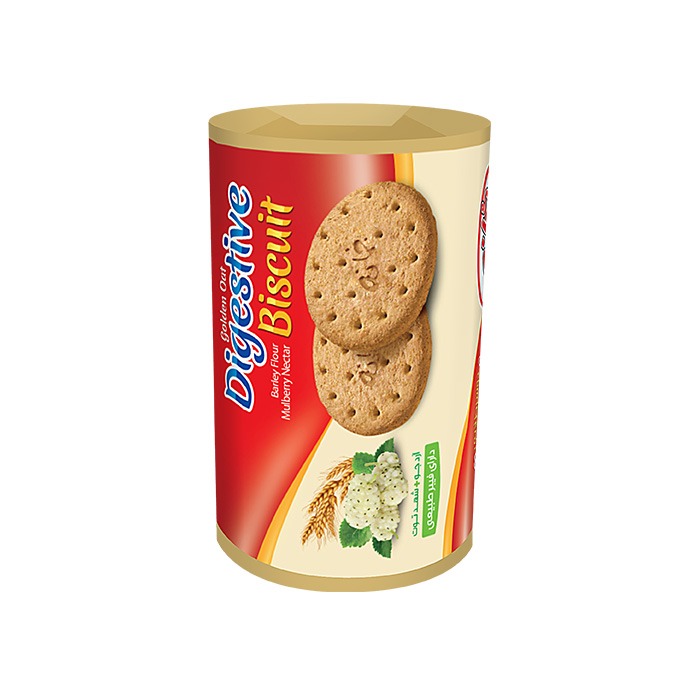 بيسکوييت دایجستیو جمانه آرد جو + شهد توت 150 گرم