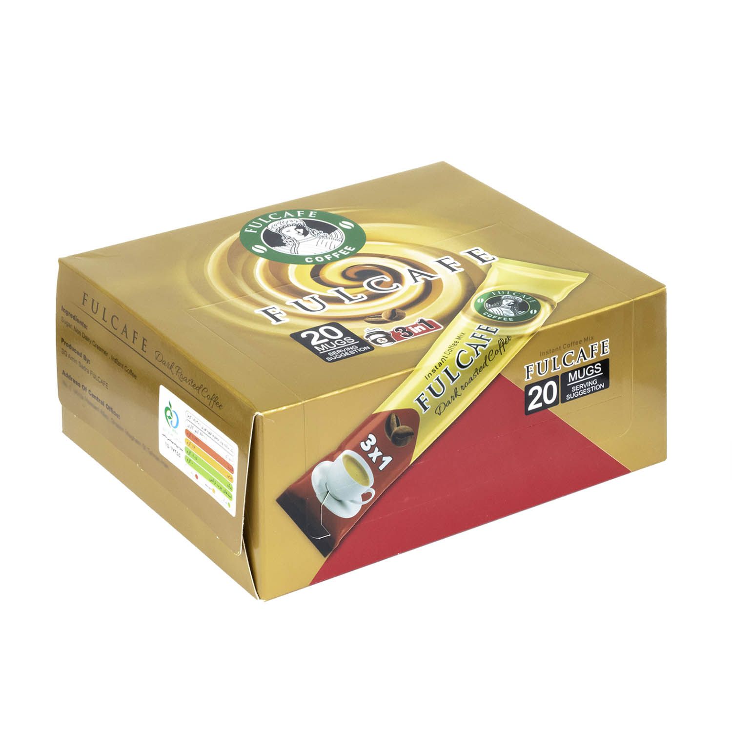 کافی میکس 1*3 فول کافی 20 عددی