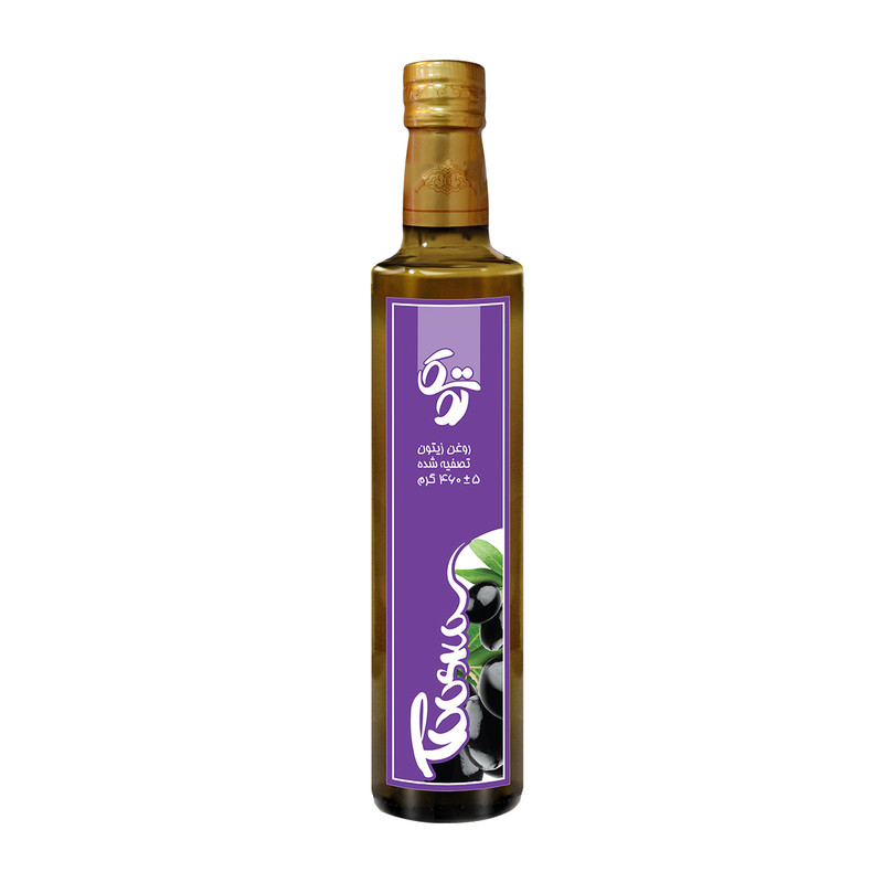 روغن زیتون " تصفیه شده " توسکا - شیشه ای ( 460 گرمی )
