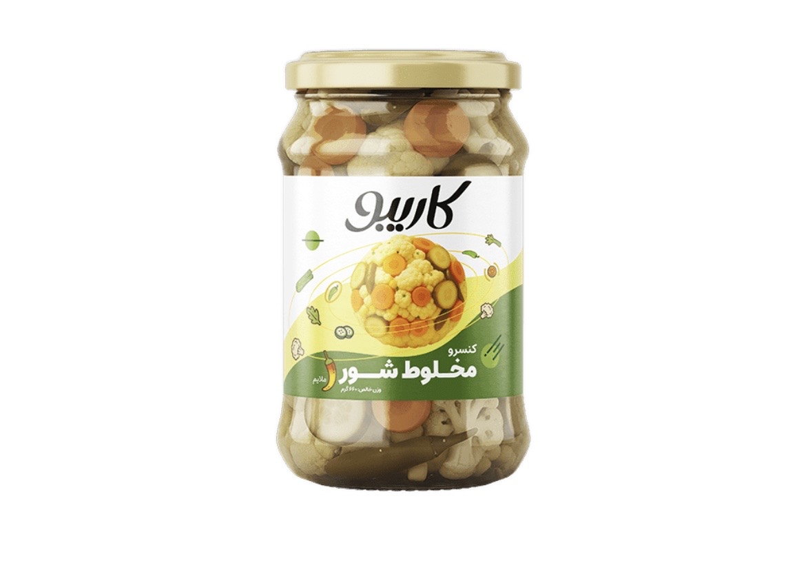 کنسرو مخلوط شور از برند کاریبو وزن محصول ( 660 گرم )