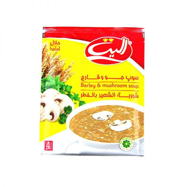 سوپ " جو و قارچ " الیت - ( 65 گرمی )