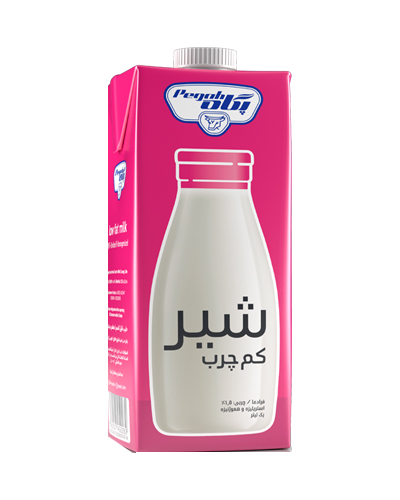 شیر پگاه کم چرب ( پاکتی ) 1000میل فرادما و هموژینزه