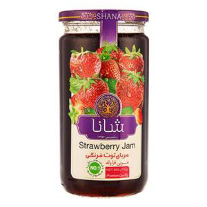 مربا توت فرنگی بزرگ شانا - ( 830 گرمی )