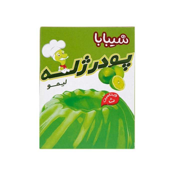 پودر ژله " لیمو " شیبابا - ( 100 گرمی )