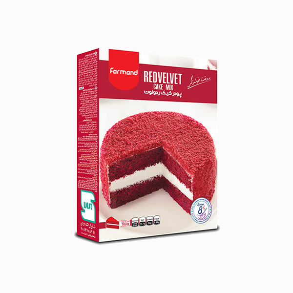 پودر کیک ردولوت برند فرمند وزن محصول ( 600g )