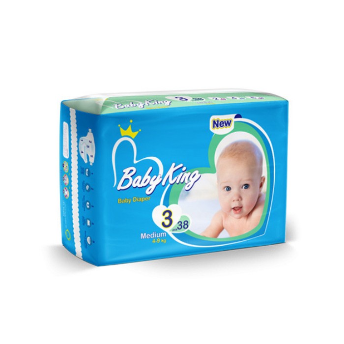 پوشک بیبی کینگ 38 عددی - سایز 3