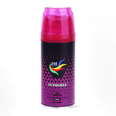 اسپری خوشبو کننده بدن " Euphoria " جی ام  - ( " ویژه بانوان " ، بنفش )  با ماندگاری تا 24 ساعت ( 150 میلی لیتر )