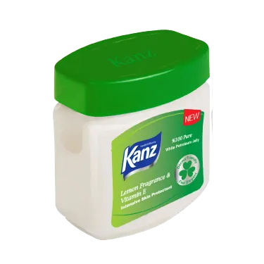 وازلین " معطر " کنز - ( سبز، رایحه لیمو ) 100 خالص ( 125 میلی لیتر )