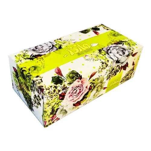 دستمال کاغذی " جعبه ای " بی تا - ( 150 برگ دولا )