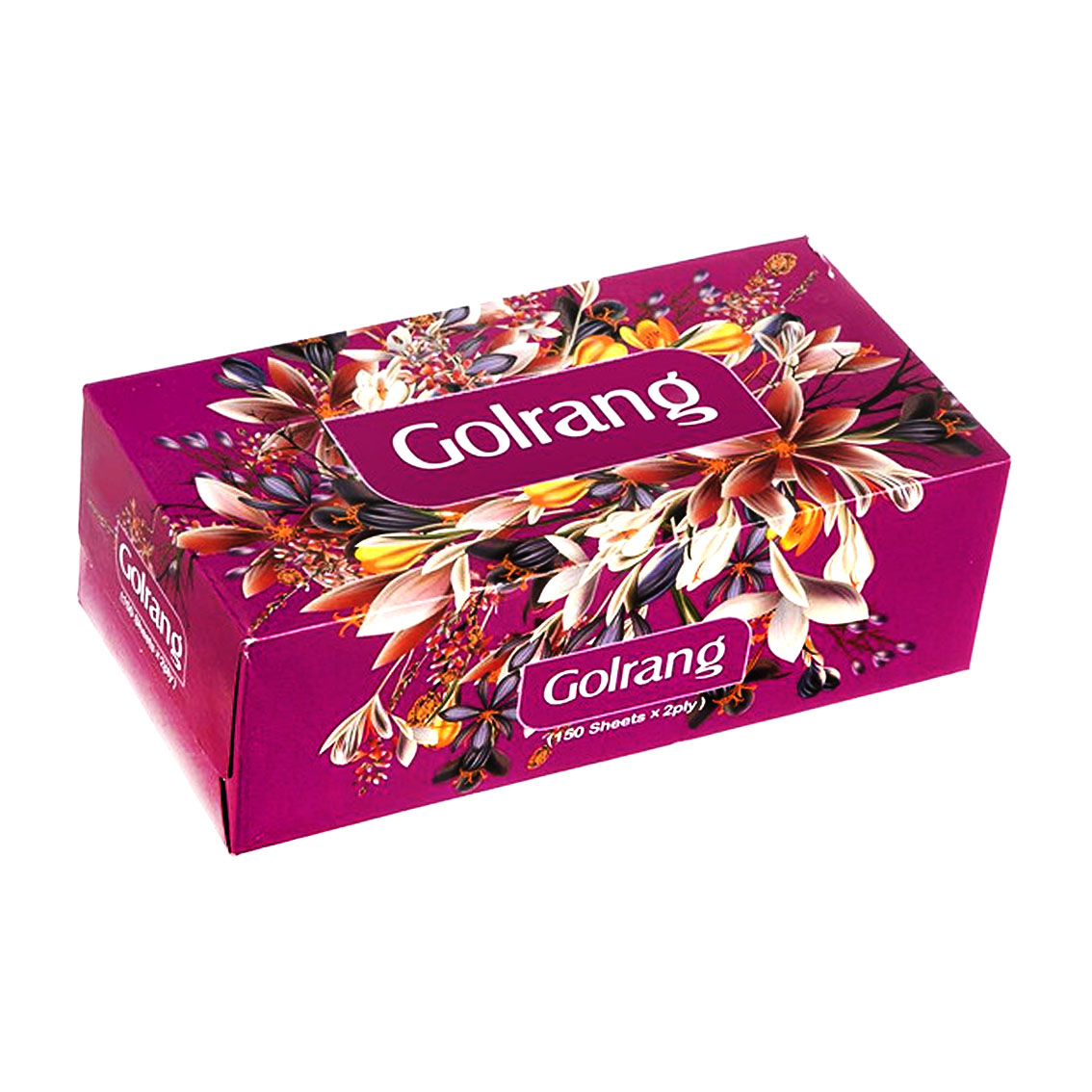 دستمال کاغذی " جعبه ای " گلرنگ - ( 150 برگ دولا )