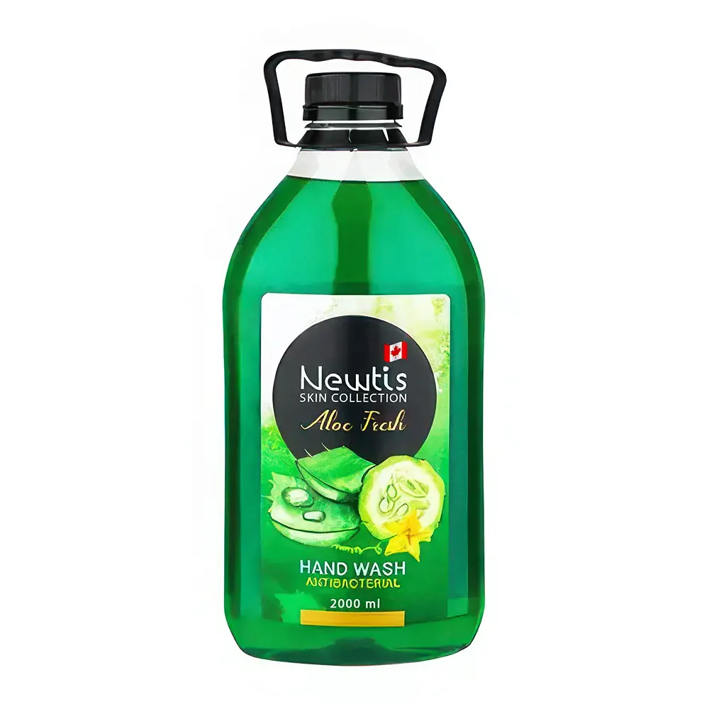مایع دستشویی گالونی " آنتی باکتریال " نیوتیس - ( سبز، سری Aleo Fresh ) حاوی عصاره خیار و آلوئه ورا ( 2000 میلی لیتر )