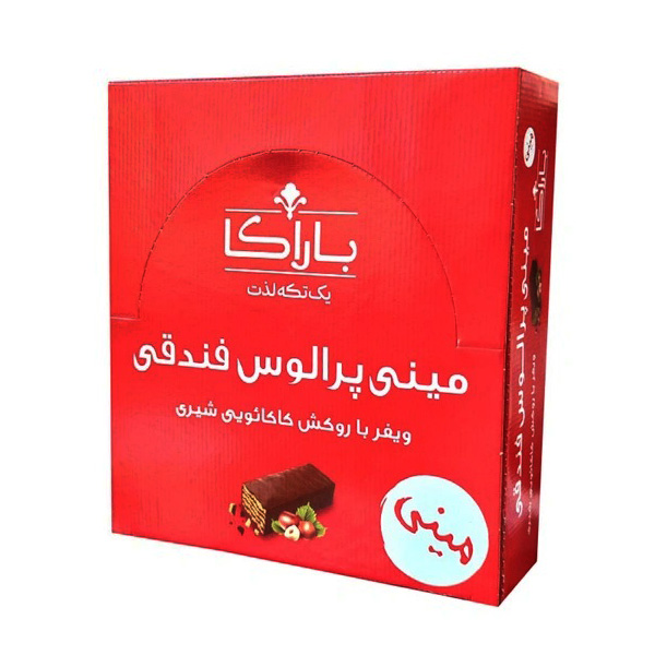 مینی ویفر فندقی با روکش کاکائویی شیری پرالوس - بسته ای