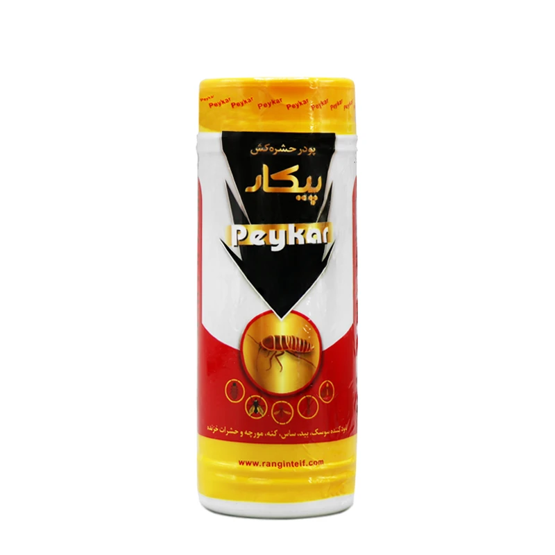 پودر " سوسک کش " پیکار - ( مناسب انواع حشرات خزنده ) از بین برنده سوسک، مورچه، ساس، کنه، بید و سایر حشرات خزنده ( 130 گرمی )