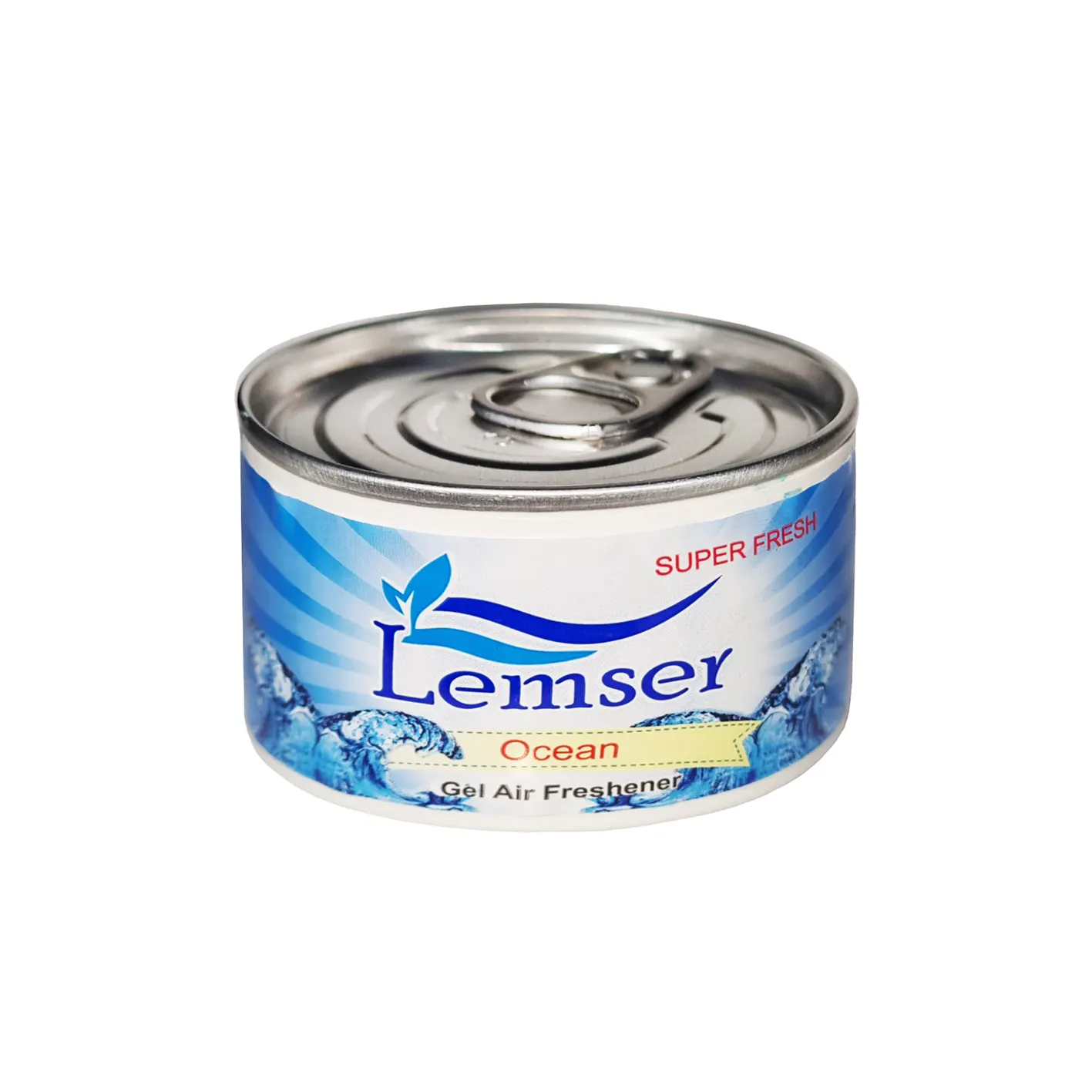 ژل کنسروی " خوشبو کننده هوا "  لمسر  -  ( آبی، رایحه اقیانوسی ) مناسب سرویس بهداشتی، خودرو، اتاق  ( 90 گرمی )