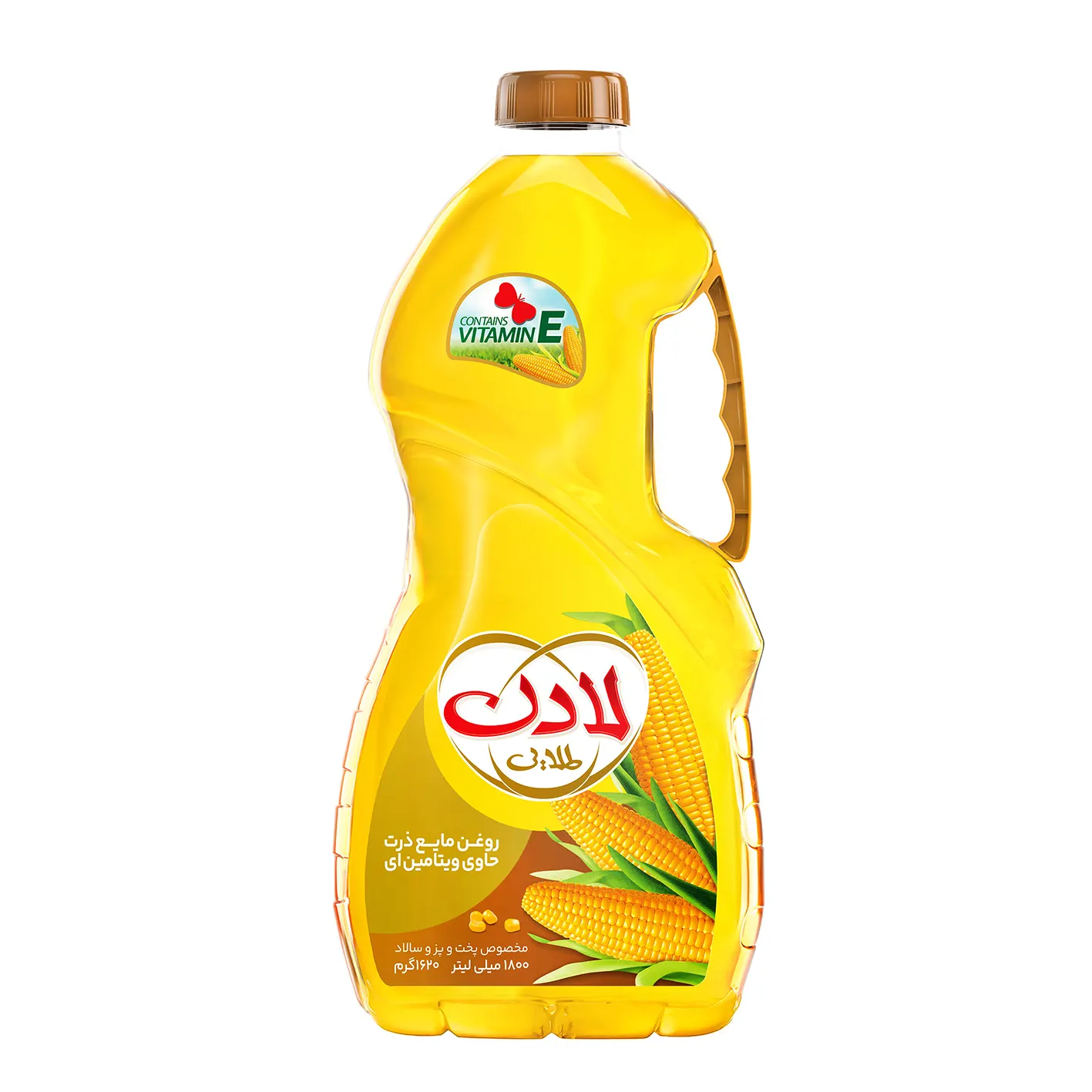 روغن مایع " ذرت " لادن - ( ویژه پخت و پز و سالاد ) حاوی ویتامین E ( 1620 گرمی )