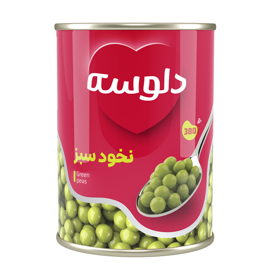 کنسرو " نخود سبز " دلوسه - ( 380 گرم )