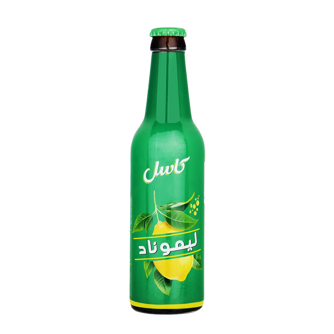 نوشابه گازدار شیشه ای " لیموناد " کاسل - ( 320 میلی لیتری )