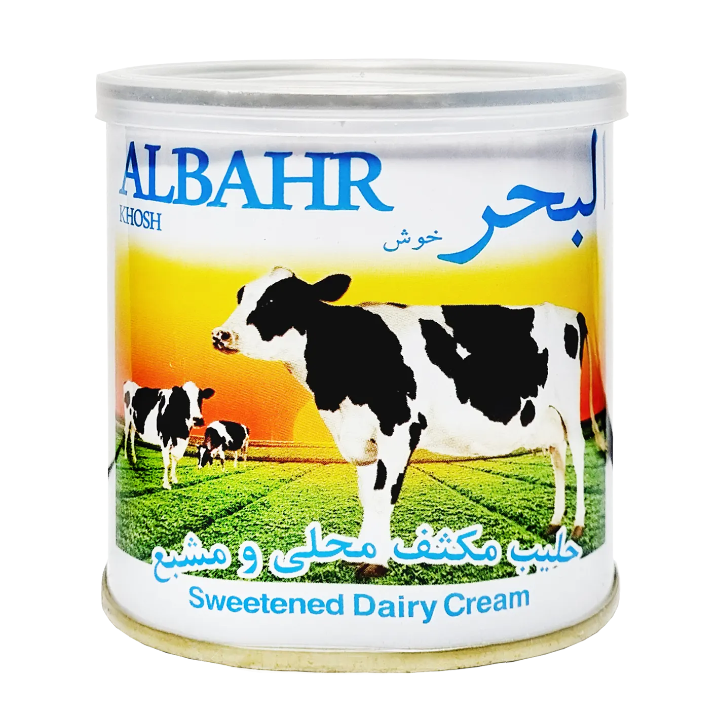 کرم خامه ای " شیرین " البحر - ( با چربی گیاهی ) طعم دهنده قهوه و چای، مناسب انواع دسر و جایگزین مربا ( 380 گرمی )