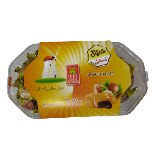 تافی مغزدار فندقی