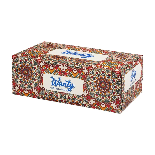 دستمال کاغذی " جعبه ای " ونتی - ( 150 برگ دولا )