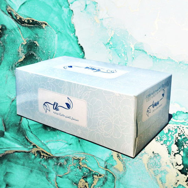 دستمال کاغذی " جعبه ای " هانا - ( 150 برگ دولا )