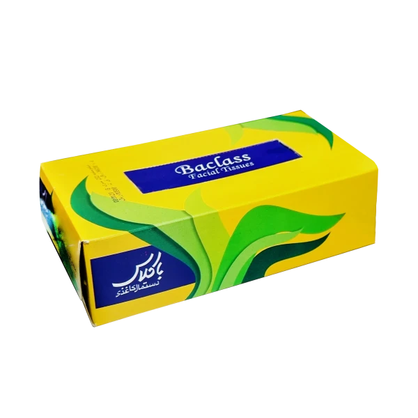 دستمال کاغذی " جعبه ای " با کلاس - ( مناسب خودرو )  سایز  13.5 * 20 سانتی متر ( 100 برگ دولا )