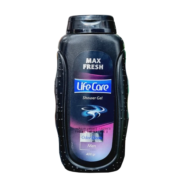 شامپو بدن " MAX FRESH " لایف کر - ( ویژه آقایان ) از بین برنده بوی نامطبوع بدن ( 400 گرمی )