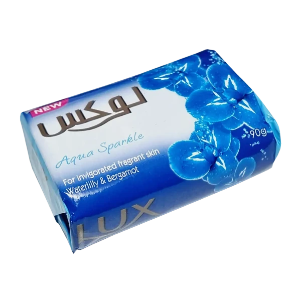 صابون " آرایشی و بهداشتی " لوکس - ( آبی، خوشبو کننده و نرم کننده پوست ) با رایحه نیلوفر آبی و ترنج، حاوی 1 عدد صابون ( 90 گرمی )
